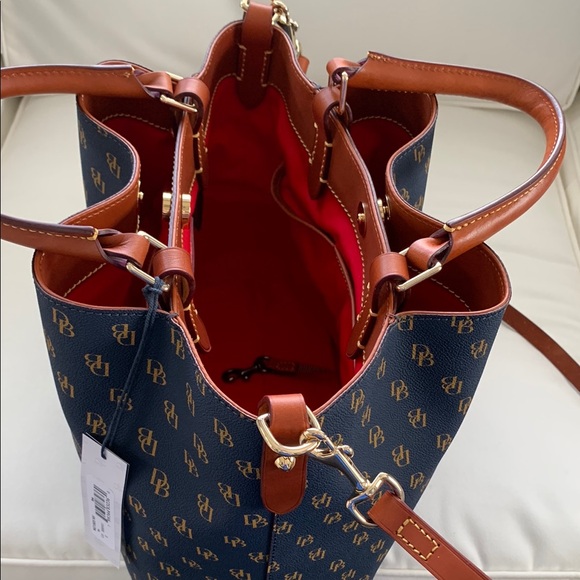 NWT - LARGE BRENNA Dooney & Burke Tote Bag - Picture 3 of 14